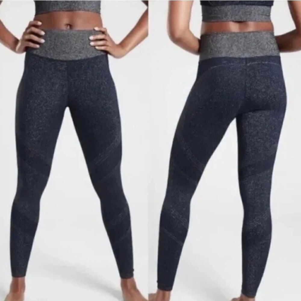 Athleta Twilight Tight In Navy Blue Size Large